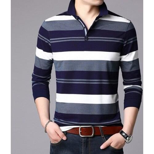 Design New 2020 Men S Brand Polo Shirt Long Sleeves Fashion Spring Autumn Clothes Plus Asian Size M-3XL 4XL 5XL