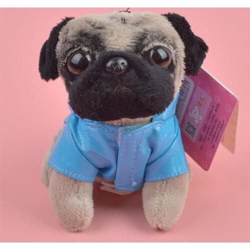 Blue PU Cloth Bug Dog Lovely Stuffed Plush Toy, Puppy Baby Animals Gift Kids Soft Stuffed Cosplay Doll