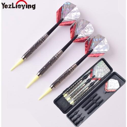 3PCS 20g Professional Darts Imitation Tungsten Shanks for Darts Soft Tip Darts Indoor Sports Darts Flights Set Dardos