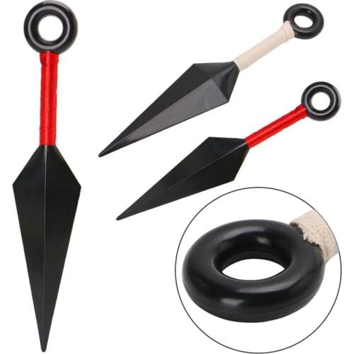 Novelty Plastic Fighter Weapon Throwing Knife Costume Props Cosplay Game Toy Kid