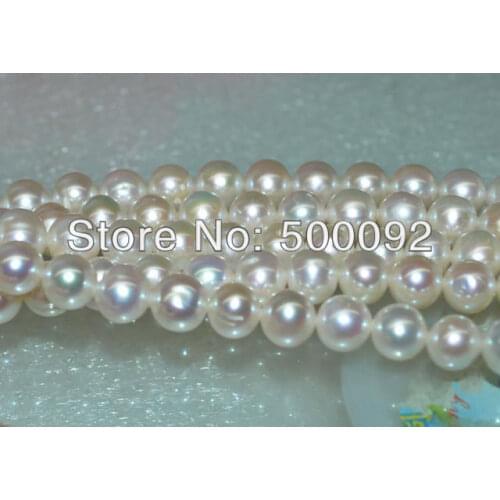 AA luster wholesale white freshwater pearl strands wholesale pearl for necklace.bracelet