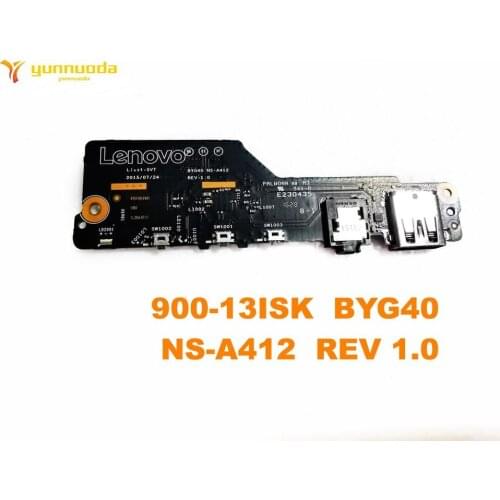 Original for Lenovo YOGA 900-13ISK USB board Audio board YOGA 900-13ISK BYG40 NS-A412 REV 1.0 tested good free shipping