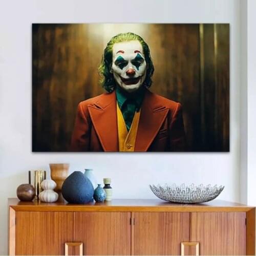 DC Movie Joker Posters Canvas Paintings on Wall Comics Wall Art Pictures Joaquin Phoenix Film Posters