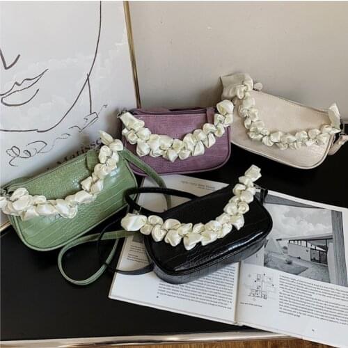 Women All-match Shoulder Bag PU High-quality Luxury Female Messenger Bags Fashion Stone Pattern Underarm Bags Ladies Handbags