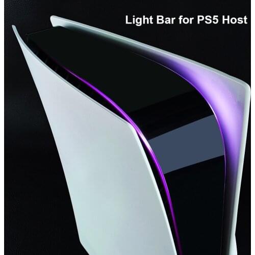 For PS5 Host Light Bar LED Aufkleber Luminous Sticker PlayStation 5 Console Lightbar Decals Accessories