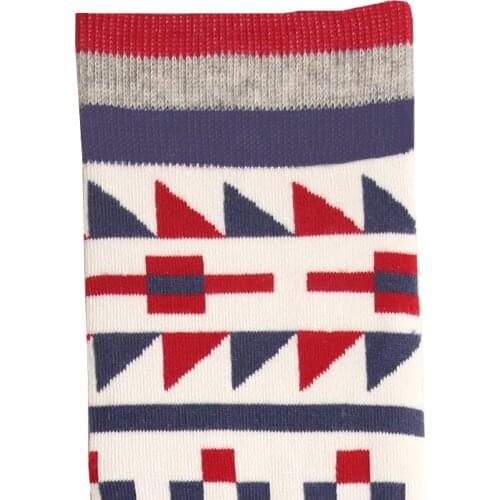 Couple Crew Street Fashion Socks Stripe Cartoon Hi Carrots Bop Popper Rhombus Ozenge Diamond Rhomb Rhombic Pop Style Man Woan