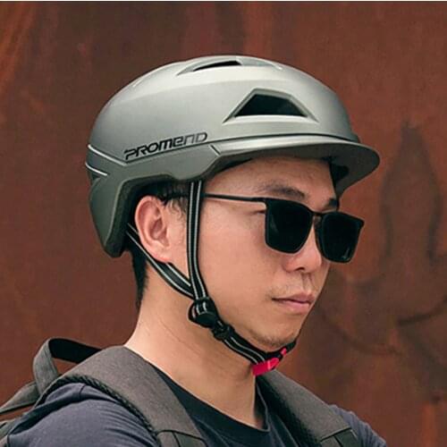 Promend LED Light Bike Helmet City Cycling For Man Women Adult Bicycle Helmet Chargeable Downhill MTB Road Bike Scooter Helmet