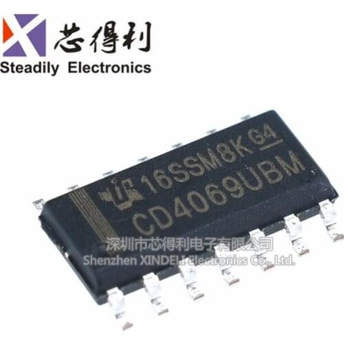 10pcs/lot Hef4069 Hcf4069 Cd4069ubm Six Non-Gate (Inverter) Sop-14