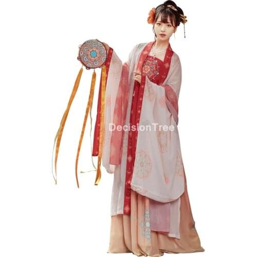 2021 hanfu women chinese dance tang dynasty costumes ancient hanfu chinese traditional dress stage fairy performance costume