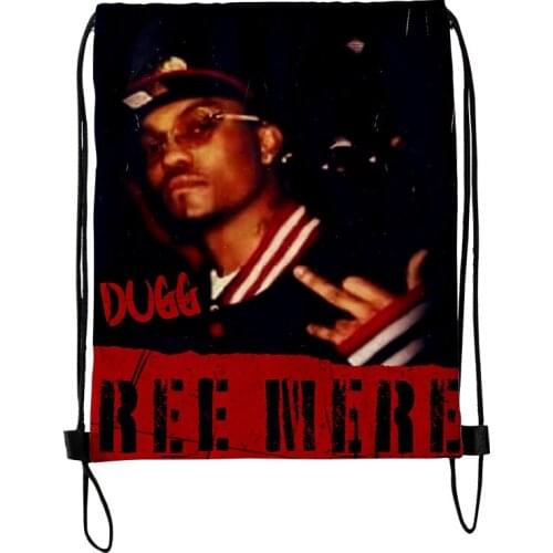 42 DUGG Merch Fashion Style Student Shoulder Storage Bag Drawstring Travel Beach Backpack Toys Shoes Organizer