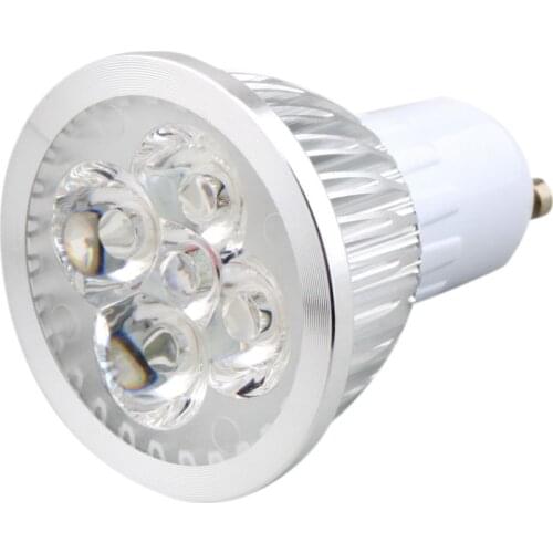 6W 4LED GU10 Spotlight High Light Intensity Indoor Light Bulbs LED Downlight Lamp Bulb Spot Light Pure/Warm White AC 110-240V