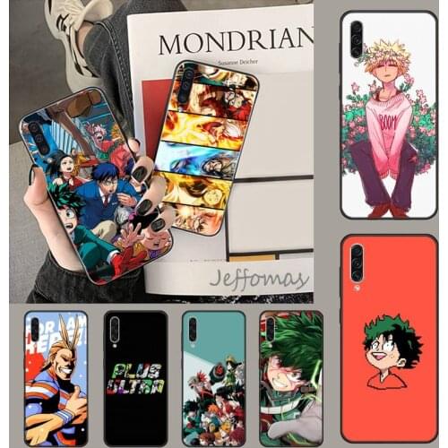 My Hero Boku no Hero Academia deku bakugou phone Case For Samsung A20 A30 30s A40 A7 2018 J2 J7 prime J4 Plus S5 Note 9 10 Plus