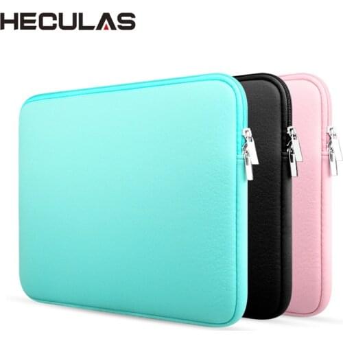 HECULAS Laptop Liner Sleeve Bag Pouch For Notebook 11.6/13.3/15.4 Inch Soft Sleeve case For Macbook Air Pro Retina