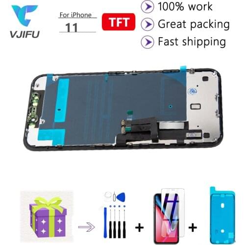 For iPhone 11 Incell LCD Display Sreen With 3D Touch Digitizer Assembly Replacement Tianma Display for iPhone 11 TFT Screen