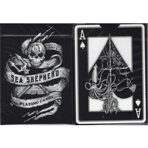 Ellusionist Sea Shepherd SSCS Playing Cards USPCC Bicycle Deck Poker Size Magic Tricks Magic Props for Magician