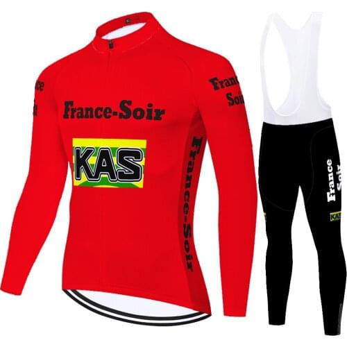 Kas Retro Summer Spring Maillot Kit Bicicleta Équipement Vélo Pantalones Tricota Ciclismo Hombre Mallot Ciclismo Hombre Verano