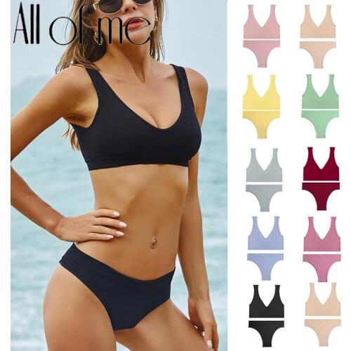 Sexy Women Seamless Lingerie Tops Thong Panty Set U-shaped Back Fitness Bralette Push Up Sports Bra Suit Femme Underwear Girls