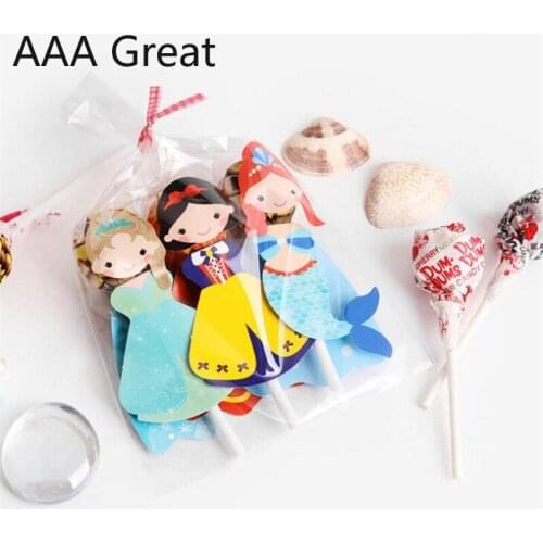 Lollipop Decorative Cards Cake Lollipop Card Message Cartoon Pattern Greeting Birthday Wedding Present Party Packaging Christmas