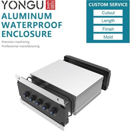 M05 200W75H mm Waterproof Junction Housing Box IP68 Aluminum Enclosure Case