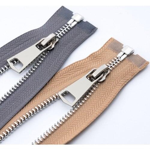 5# Metal Zipper 85cm Open-end Zip for Jacket Leather Down Jacket Clothes Zip Clasp Accessories DIY Sewing Craft