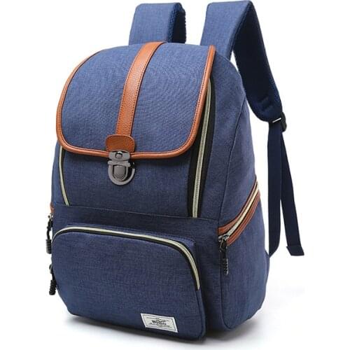 Campus style fashion backpack large capacity trend retro bag mens and womens outdoor travel bag