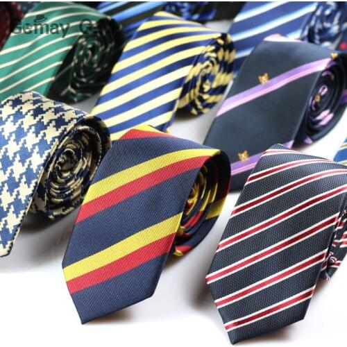 Mens Suit Tie Classic Mens Striped Necktie Formal Wear Business Bowknots Ties Male Polyester Skinny Slim Ties Cravat