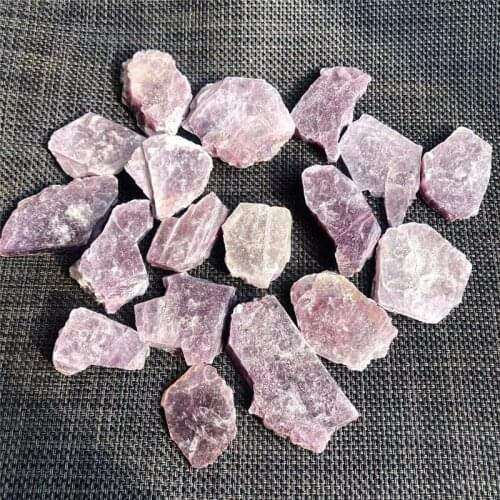 Natural Lepidolite Crystal Slice Rough Ziyun Mother Rock Stones Luminous Specimen Purple Mica For Decorati healing gift