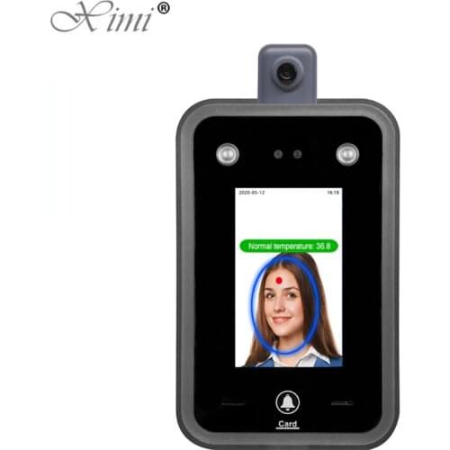 New Temperature Detection Face Recognition Terminal Facial Access Control System Time Attendance With Free Software