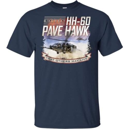 Sikorsky HH-60 Pave Hawk Transport Helicopters T-Shirt Summer Cotton Short Sleeve O-Neck Mens T Shirt New S-3XL