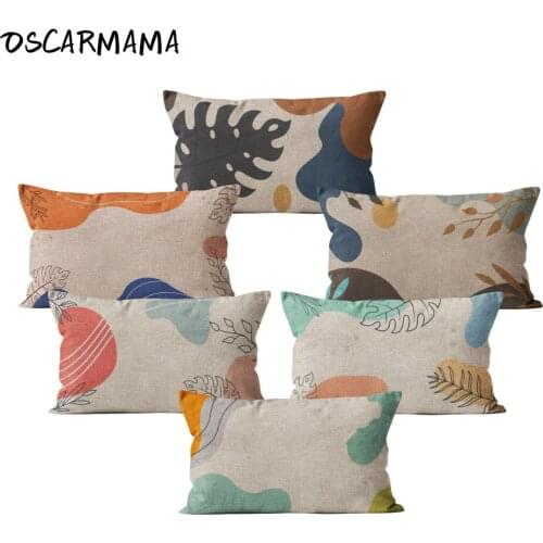 Tropical Couche Sofa Terrace Relleno Cojin 30x50 Rectangular Cushion Cover Spring Decoration Throw Pillow Case Chair Modern Home