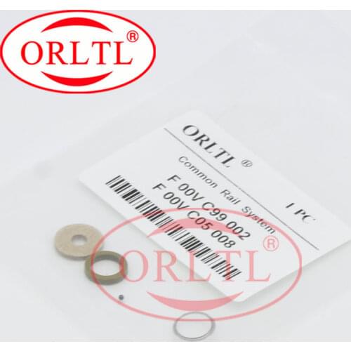 ORLTL F00VC99002 Common Rail Diesel Injector Sealing Rings ,And Black Ceramic Ball F OOV C05 008 Repair Kits For 0445110250