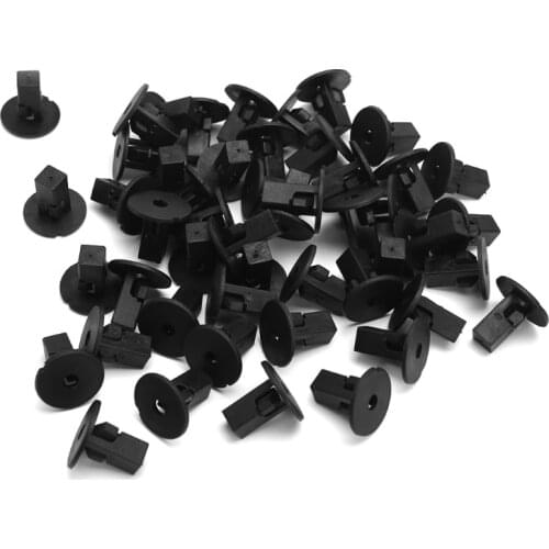 50 Pcs Car Fastener Clips Bumper Inner Fender Rivets Push 8x8.2mm For Toyota