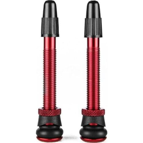 1 Pair 58mm MTB Road Bike Tubeless Presta Valves for Bicycle No Tubes Valve 2018