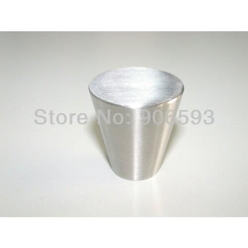 12pcs lot free shipping modern conical stainless steel drawer knobs