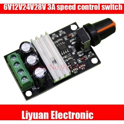 3pcs PWM DC motor governor sensor / 6V12V24V28V 3A speed control switch