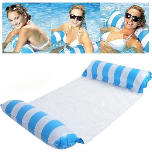 ARRIES Summer Water Sports Hammock Inflatable Beach Swimming Float Lounger Chair Swimming Pool Accessories