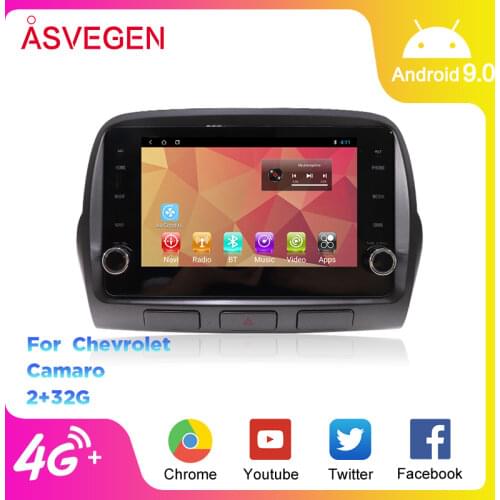 For Chevrolet Camaro Android 10 Ram 2G+32G Car Radio Multimedia Video Player Navigation GPS Auto Stereo Unit Player