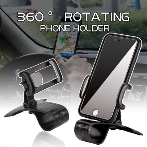 Car Phone Holder Car Dashboard Cell Phone GPS Mount Holder Stand Phone Clip HUD Car Accessories Interior Phone Stands Bracket