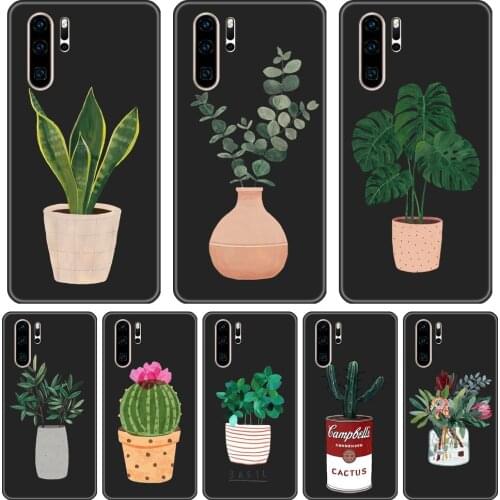 Phone Case For Huawei P30 Lite Pro P20 Lite 2019 Case Silicone Cactus Back Cover For Huawei P Smart Z P Smart Plus 2019 Case