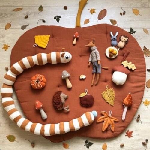 Baby Floor Play Mat Fruit Shape Crawling Rug Blanket Children Kids Playmat Pad Carpet Nursery Room Decorations