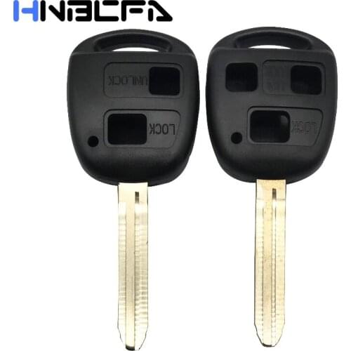 For Toyota Yaris Prado Tarago Camry Corolla Toy43 Blade Dropship Fob 2/3 Buttons TOY43 Blade Auto Key Case Replacement key Fob