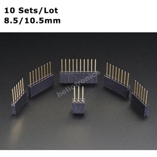 Hellotronics 10 Sets/Lot NEW Size 8.5/0.0/10.5mm Shield Stacking Headers For Mega 2560 For Arduino R3