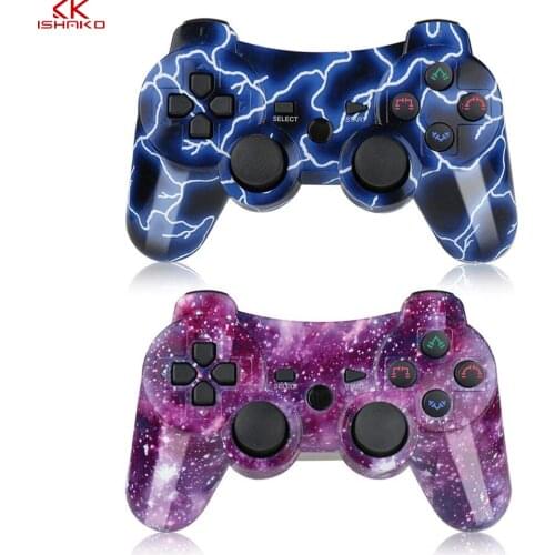 K ISHAKO For Sony gamepad ps3 joystick Dualshock Bluetooth Gamepad Joystick Wireless console for Ps3/ps2/pc game controller