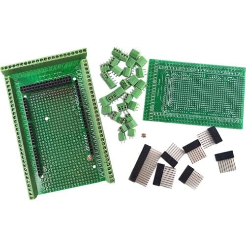 Prototype Screw Terminal Block Shield Board Kit for MEGA 2560 DIY Soldered Supplies