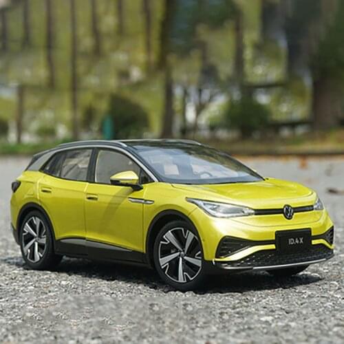 Diecast 1:18 SAIC SUV ID4X Alloy Simulation Alloy Car Model Metal Souvenir Ornaments Adult Collection Vehicle Toys Gift Display