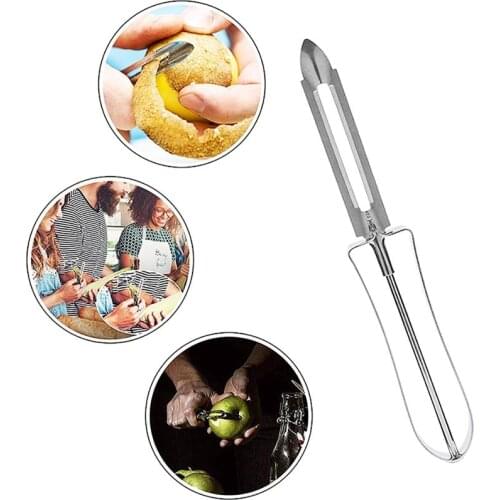 Stainless Steel Vegetable Peeler Versatile Potato Peeler Carrots Peeler Cucumber Peeler Slicer kitchen Fruits Vegetables Tool