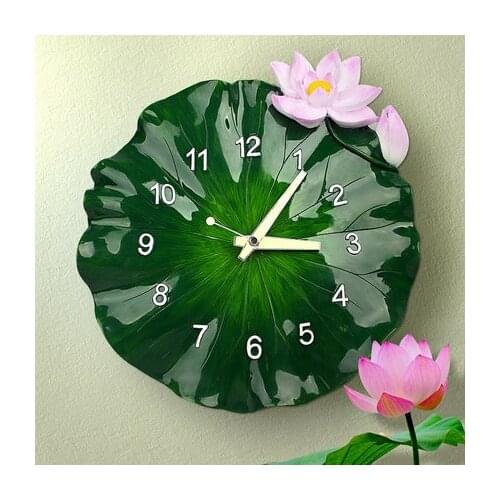 New Chinese Clocks and Watches Wall Decoration Home Living Room Restaurant Creative Art Fashion Silence Clock