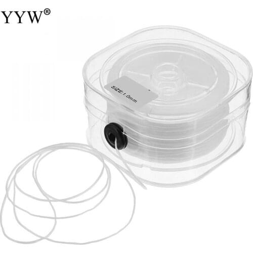 25/50/60M 0.6/0.8/1MM Transparent Stretch Elastic Crystal Line Beading Rope String jewelry Cord String Thread DIY Handmade