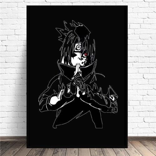 Sasuke Uchiha Sasuke Uchiha Canvas Painting Wall Anime Art Pictures Prints Home Decor Wall Poster Decoration For Living Room