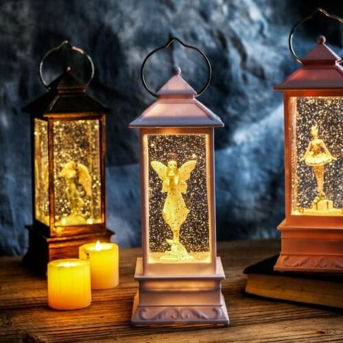 Snowflake Wind Lantern Music Box Crystal Ball Music Box